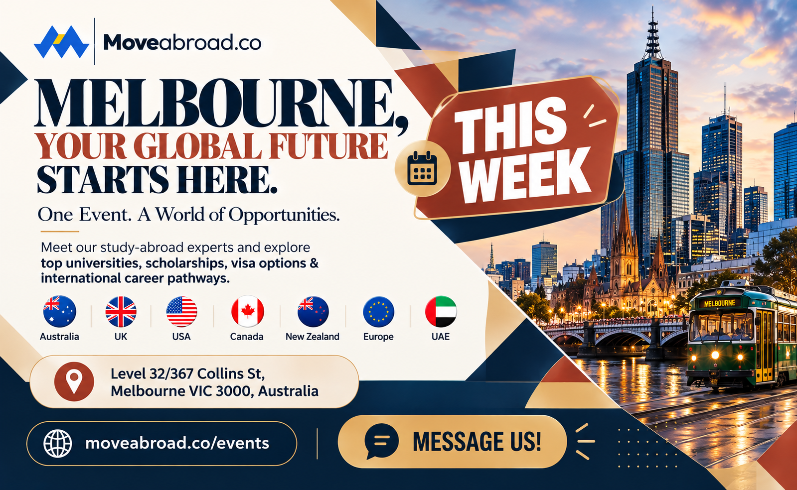 Melbourne | One Event. A World Of Opportunities.
