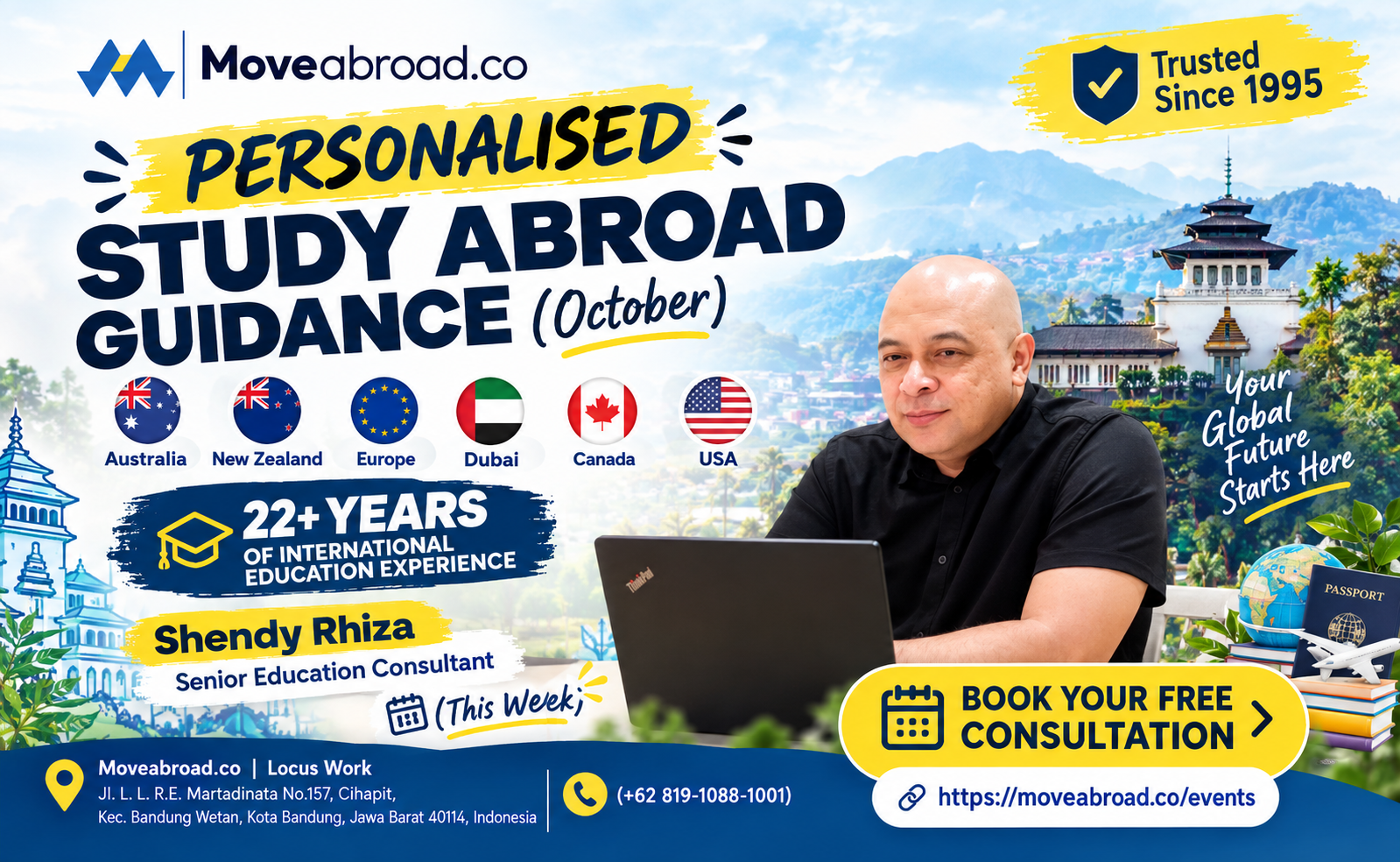 Bandung : Personalised Study Abroad Guidance!