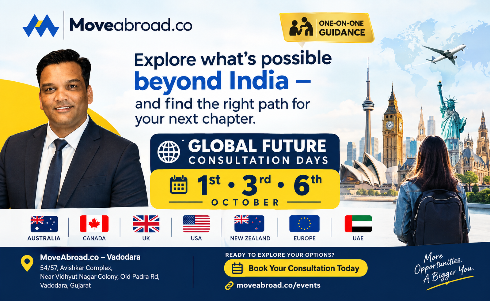 Vadodara |  Explore what's possible beyond India!