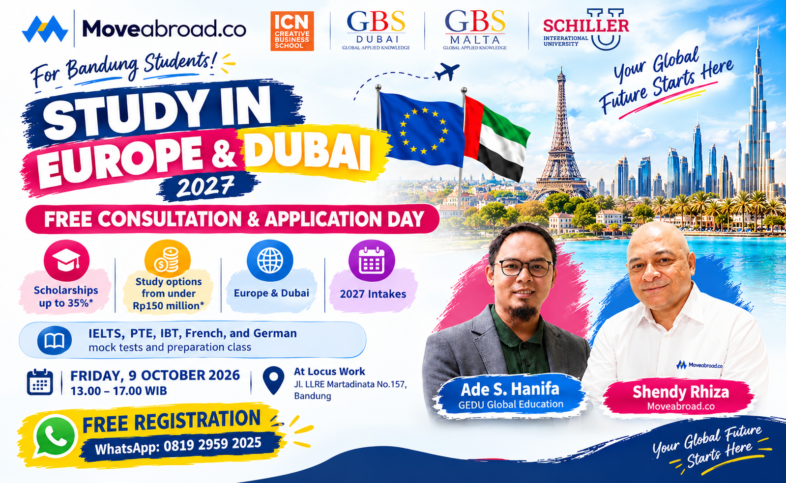 Bandung | Study in Europe & Dubai 2027
