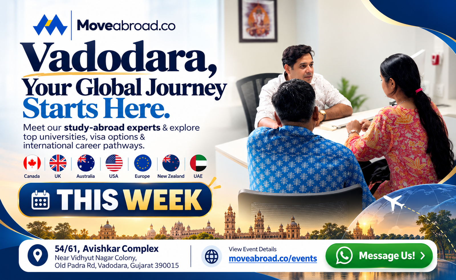 Vadodara | Explore What's Possible Beyond India!