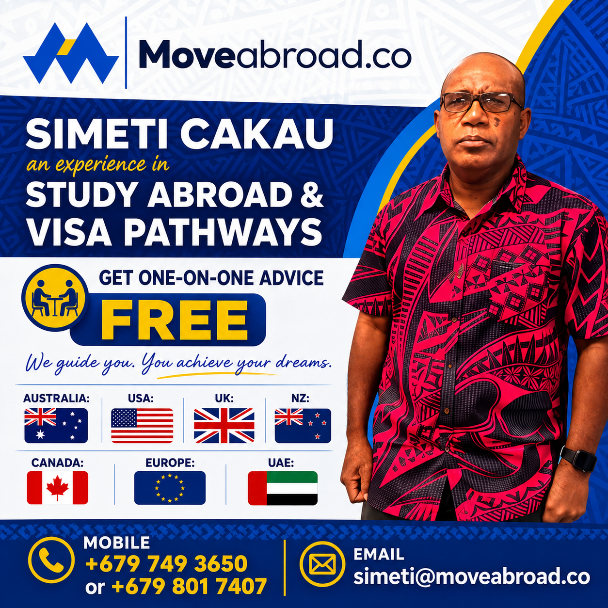 Meet the experts, explore your Visa options @ SUVA Office 